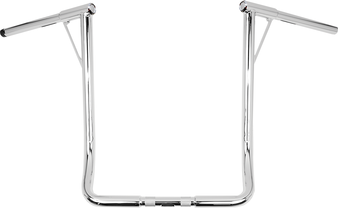 BURLY BRAND Louie Handlebar - Louie B - 19" - Chrome B12-7006C