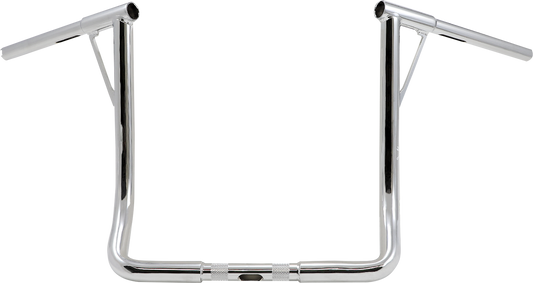 BURLY BRAND Louie Handlebar - Louie B - 16" - Chrome B12-7005C