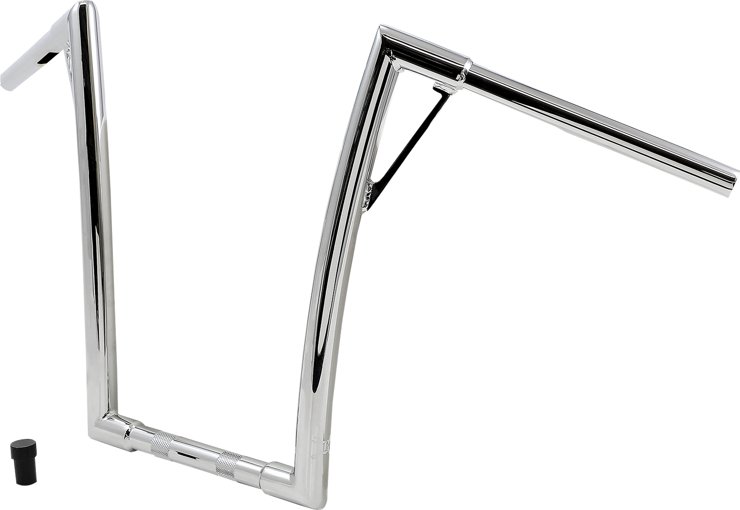 BURLY BRAND Louie Handlebar - 16" - Chrome B12-7008C