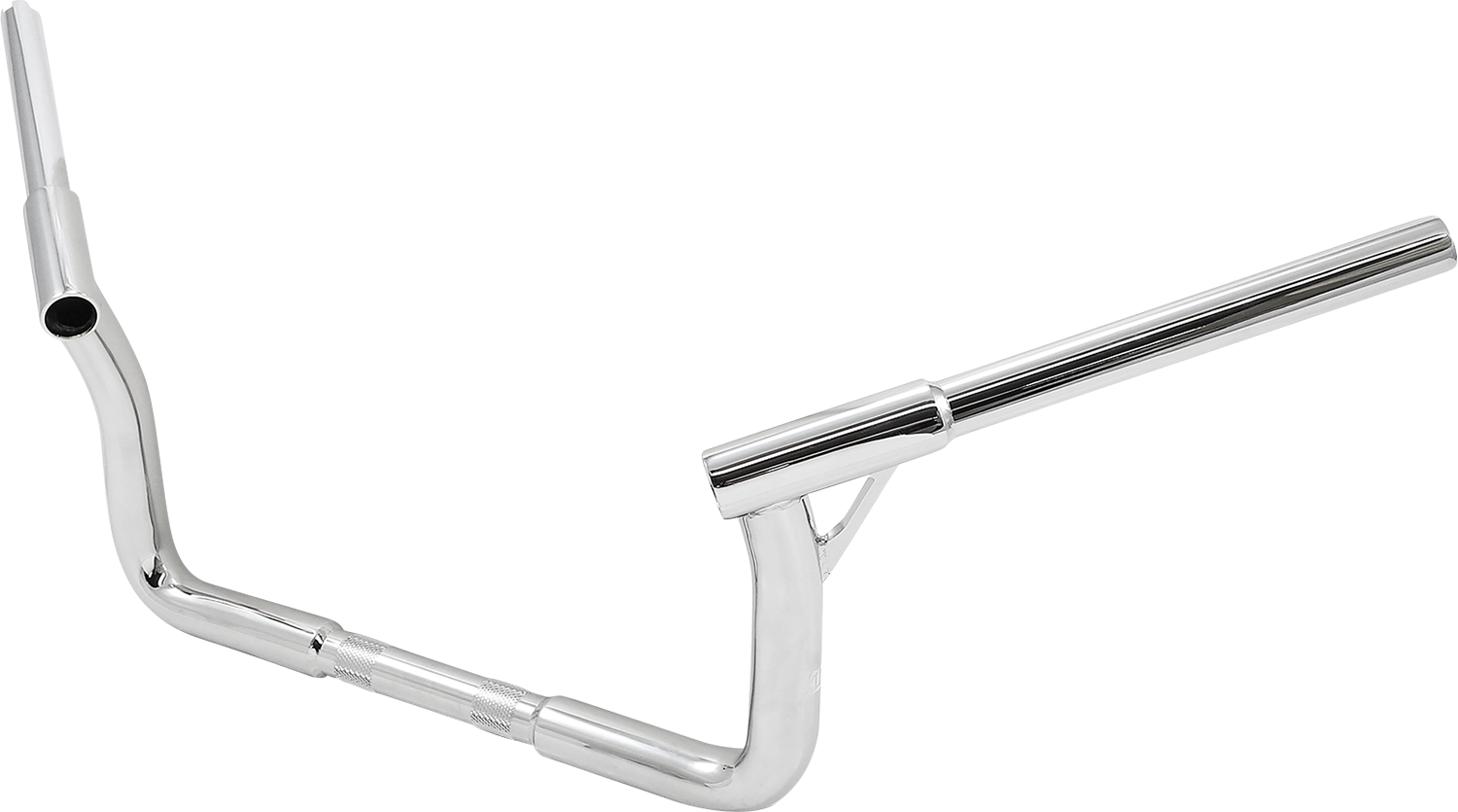 BURLY BRAND Louie Handlebar - Louie B - 8" - Chrome B12-7007C
