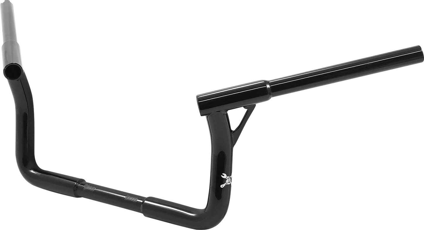 BURLY BRAND Louie Handlebar - Louie B - 8" - Black B12-7007B