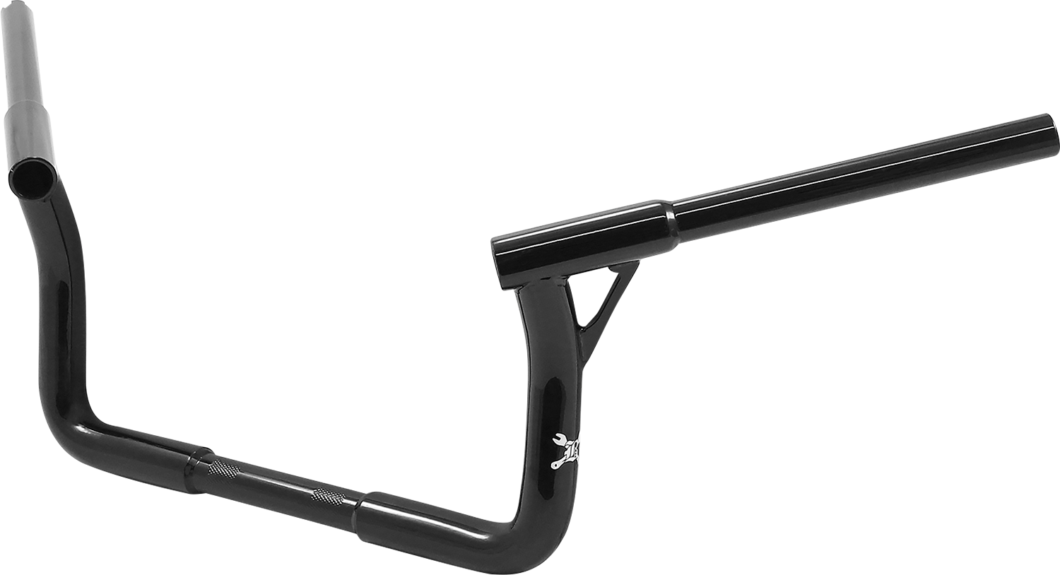 BURLY BRAND Louie Handlebar - Louie B - 8" - Black B12-7007B
