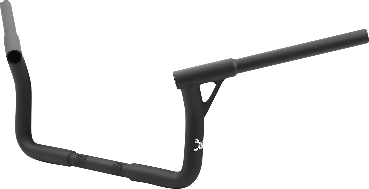 BURLY BRAND Louie Handlebar - Louie B - 8" - Textured Black B12-7007TB