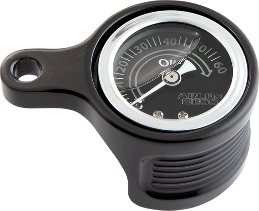 ARLEN NESS Oil Pressure Gauge Kit - Method® - Black Anodized 610-101