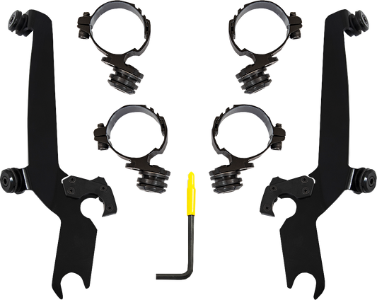 MEMPHIS SHADES Sportshield Mounting Kit - Black - Honda MEB2066