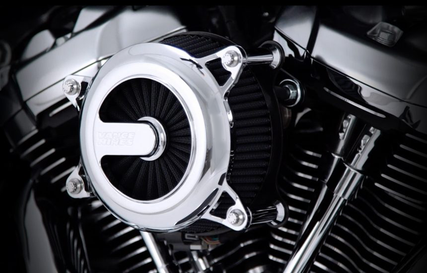 Vance & Hines VO2 Rogue Air Intake Kit - Chrome (Part No. 70371)