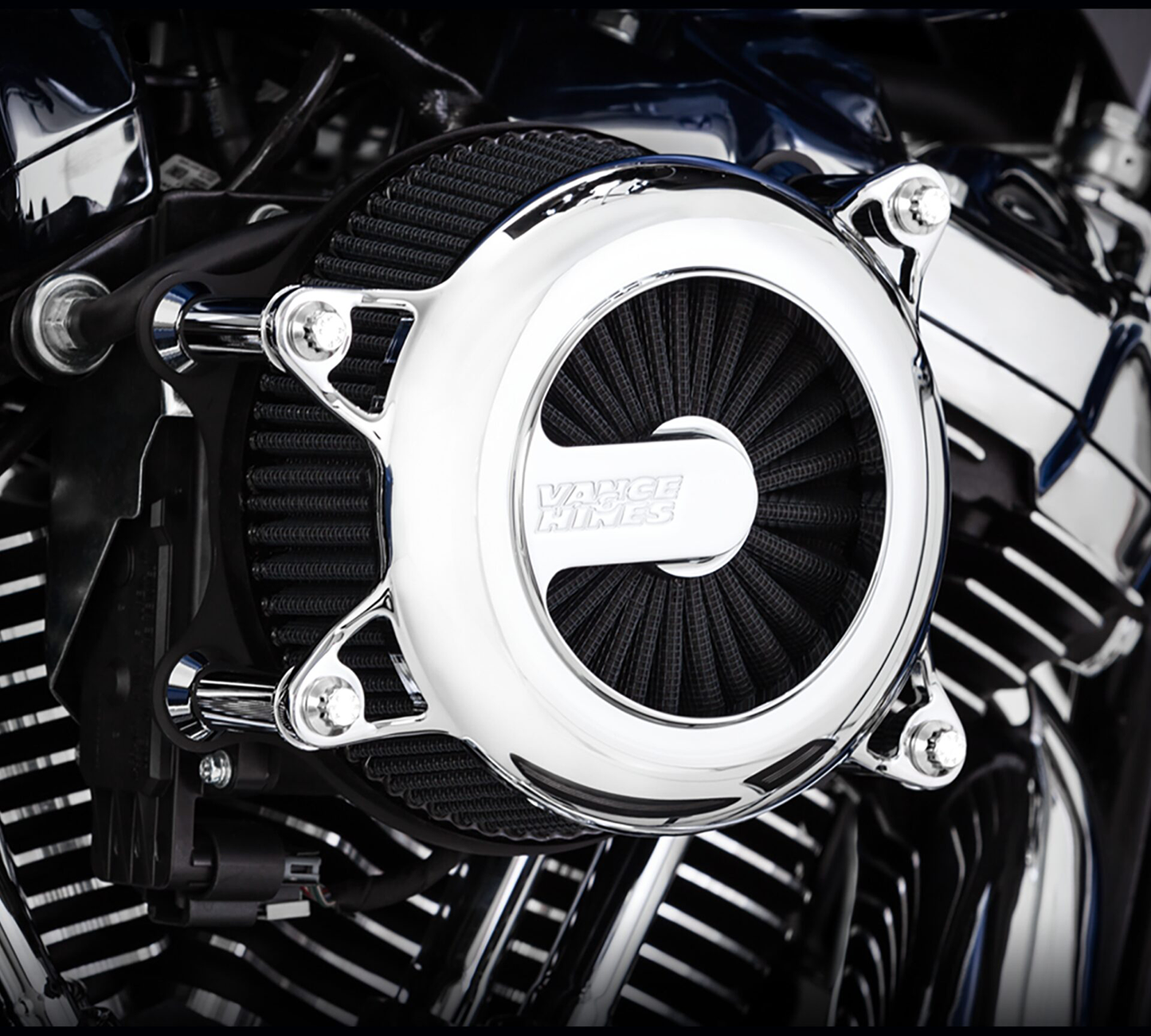 Vance & Hines VO2 Rogue Air Intake Kit - Chrome (Part No. 70371)