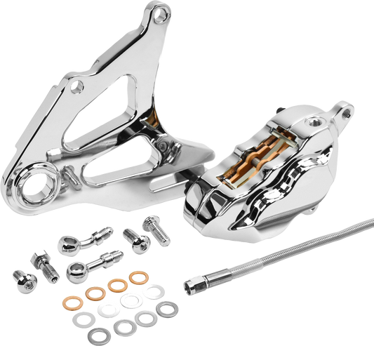 HAWG HALTERS Rear Caliper - Chrome RKSTCC518
