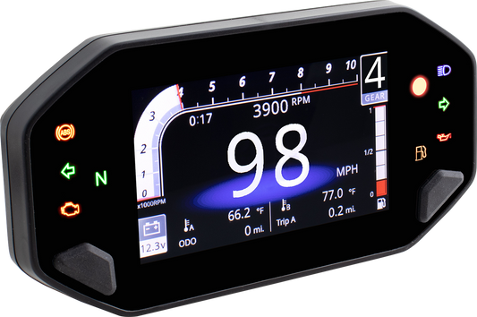 KOSO NORTH AMERICA TFT Multifunction Meter - RX-4 - Universal BA081010