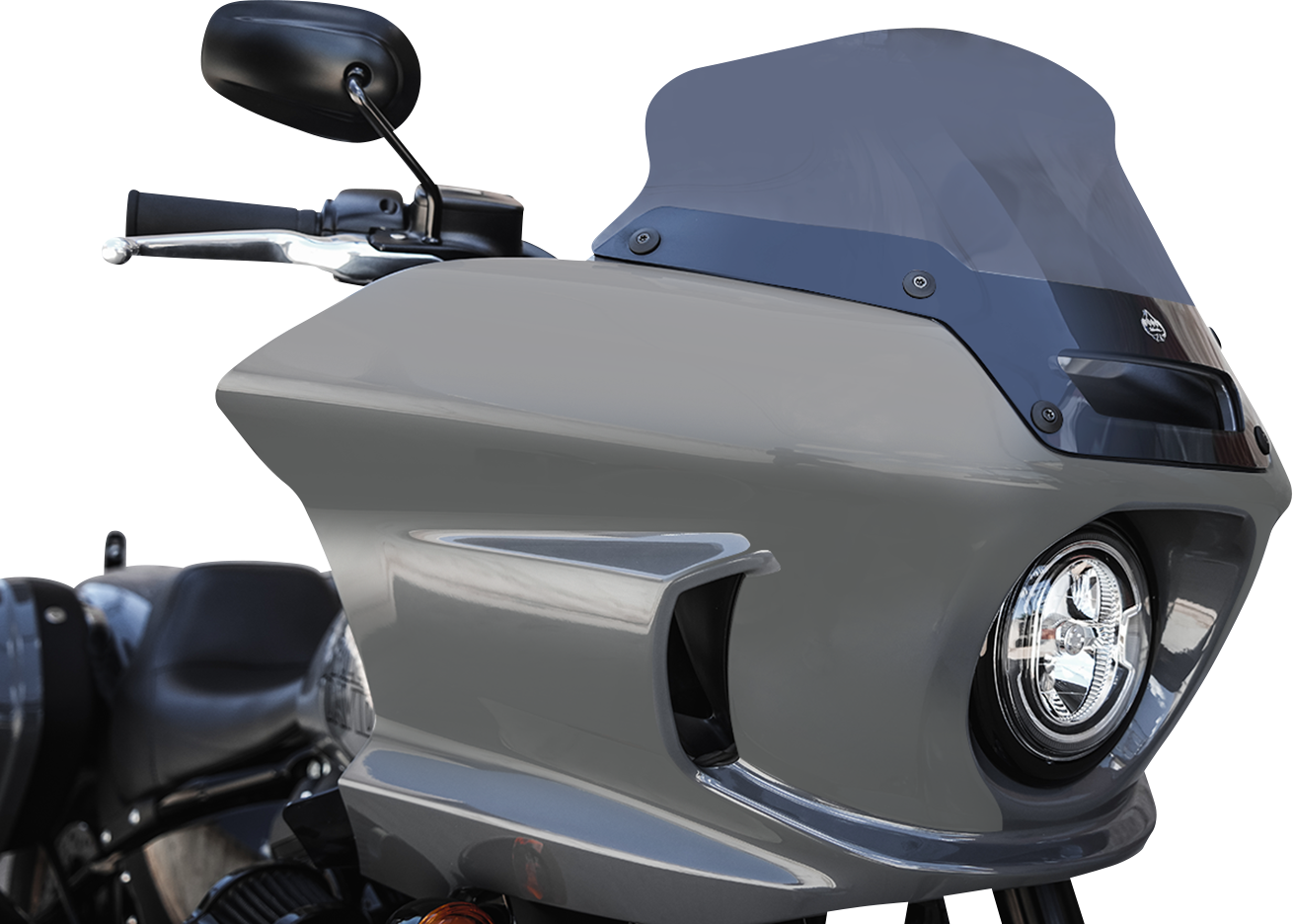 KLOCK WERKS Flare™ Windshield - 6" - Dark Smoke - FXLRST KWW-02-0607-DS