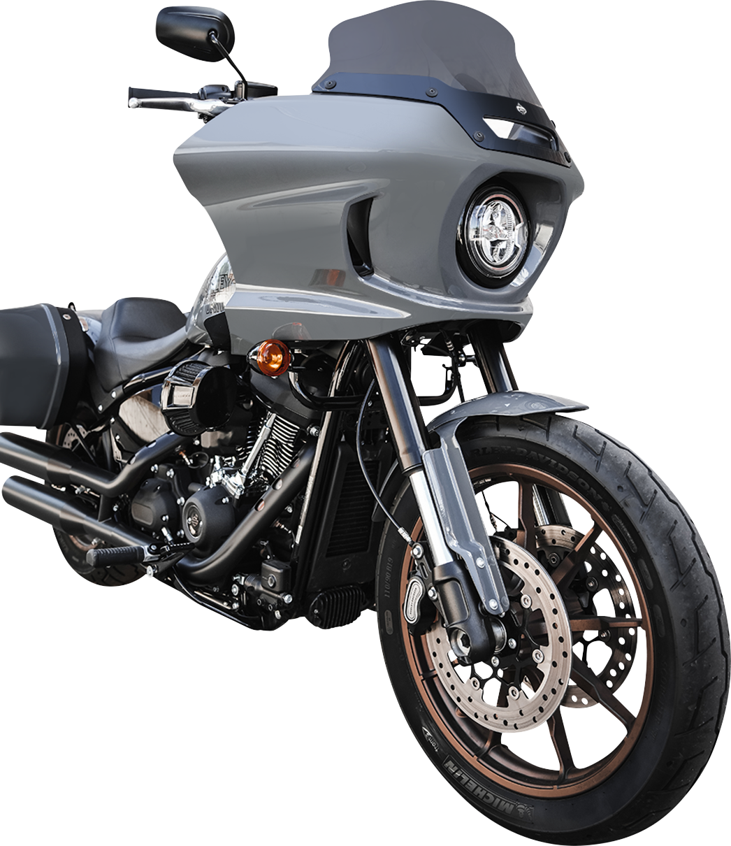 KLOCK WERKS Flare™ Windshield - 6" - Dark Smoke - FXLRST KWW-02-0607-DS