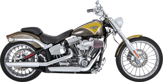 Vance & Hines 3-Inch Twin Slash Slip-On Muffler Chrome 16335