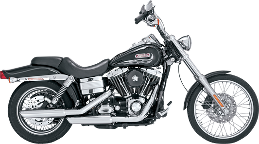 Vance & Hines 3-Inch Twin Slash Chrome Slip-On Muffler with PCX Technology – Part 16337