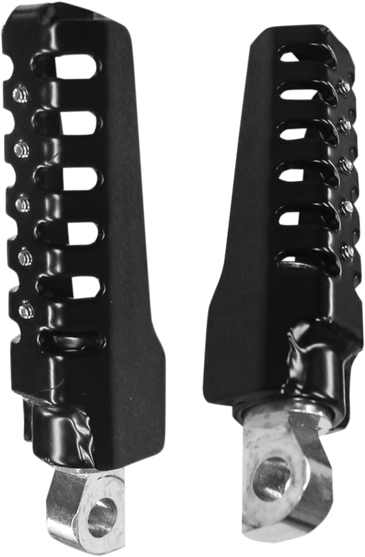 BURLY BRAND Razorback Foot Pegs - Black B13-1002B