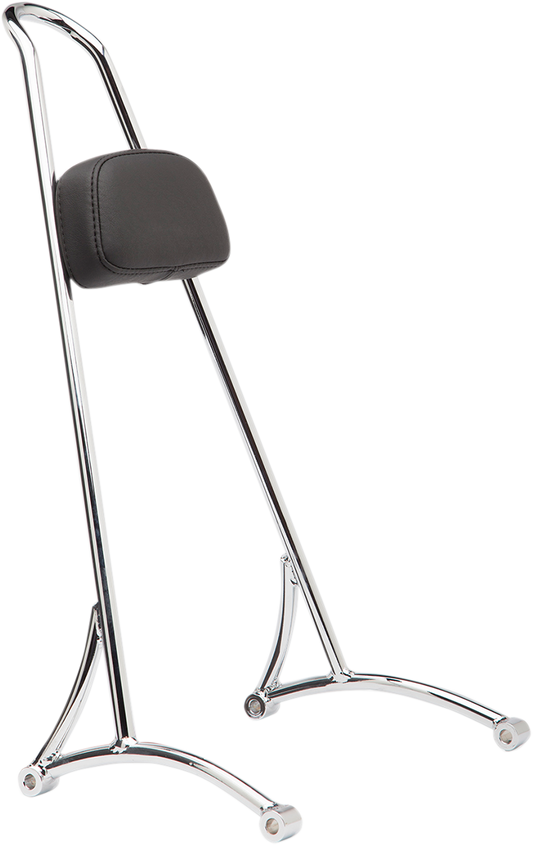BURLY BRAND Tall Sissy Bar - Chrome B13-1505C