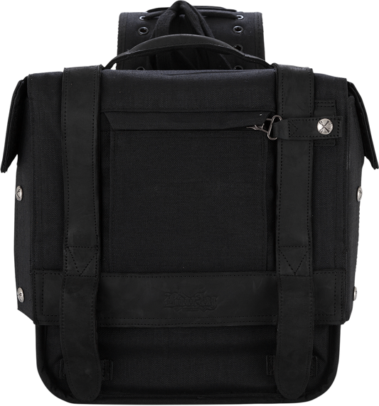 BURLY BRAND Throw-Over Saddlebag - Black B15-1002B