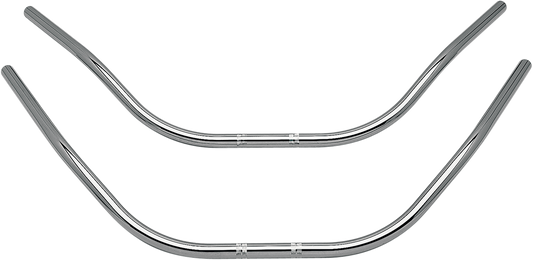 BURLY BRAND Bikini Beach Bar Handlebar - Internal Wiring - Chrome B28-329