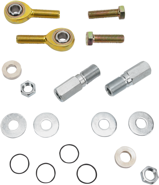 BURLY BRAND Adjustable Shock Lowering Kit - Rear - Lowers 0"-2" - Standard Finish B28-255