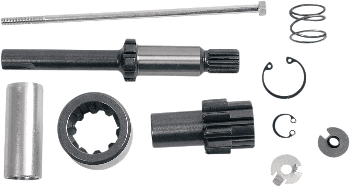 SPYKE Jackshaft Starter Kit Part 465046 - Complete Assembly with Shaft Extension, Pinion Gear, Coupler, Spring, and Clips