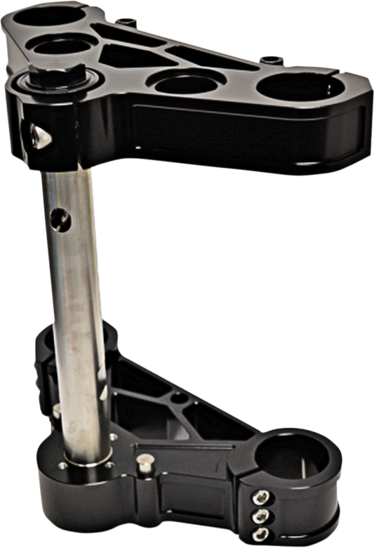 PRO-ONE PERF.MFG. 39 mm Black Triple Tree with 0° Rake - Part 106200B