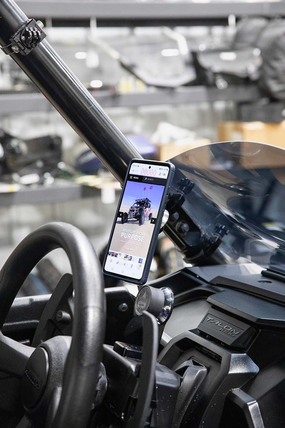 KLOCK WERKS Roll Cage Phone Mount - Offset - 2" KWD-05-0532