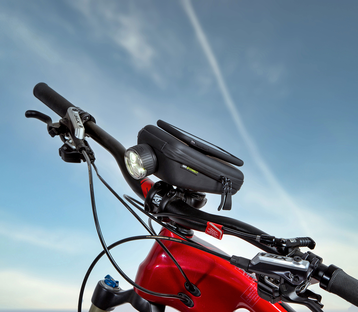 SP CONNECT All-Round LED Light - 200 Lumens Bicycle Front Light with Rechargeable Battery and Mount