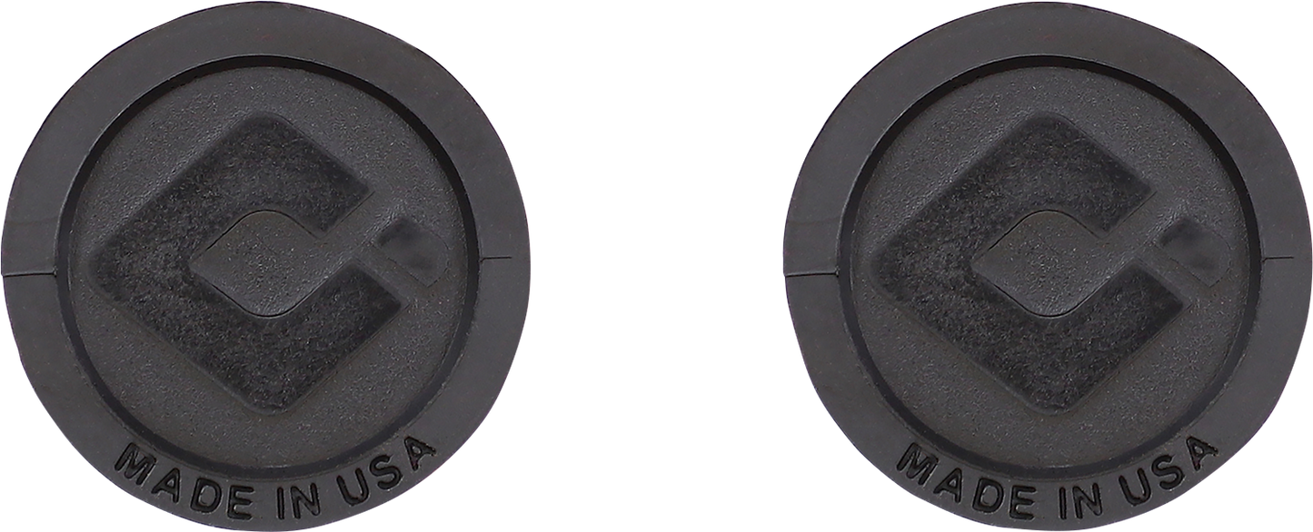 ODI Hart-Luck Signature V-Twin Lock-On™ Grips - TBW - Black/Red V31HTW-BB-R