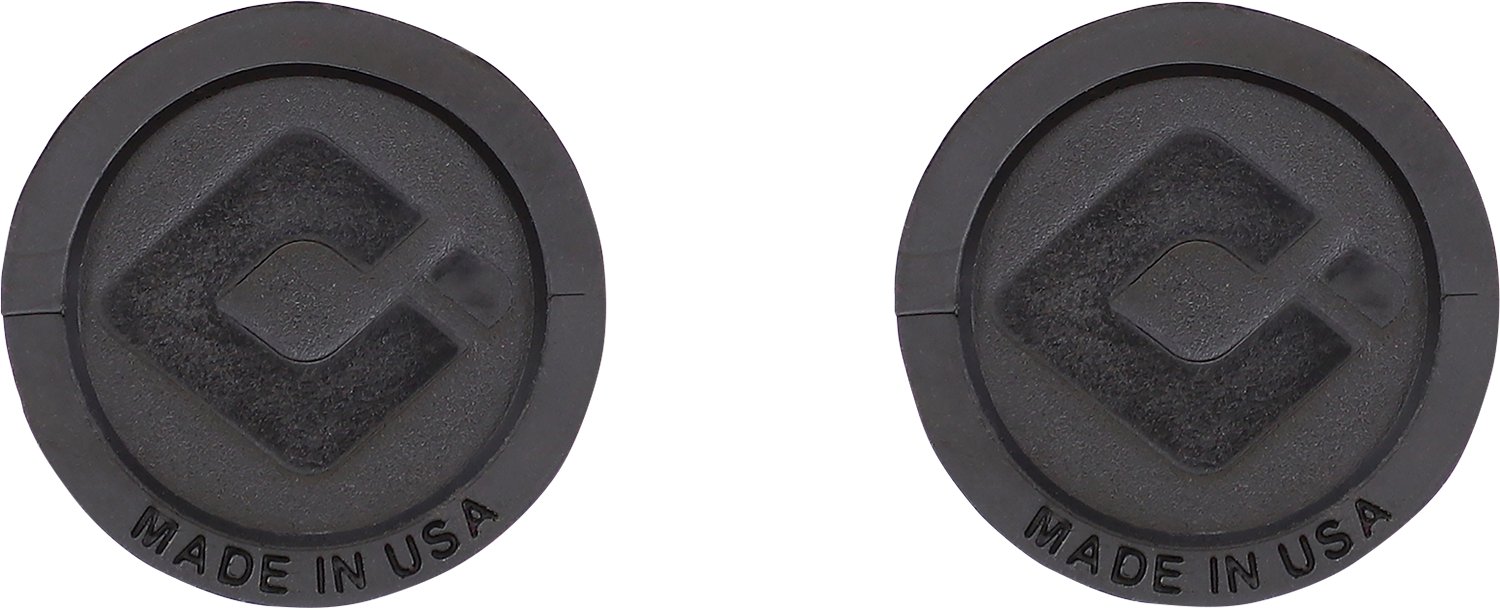 ODI Hart-Luck Signature V-Twin Lock-On™ Grips - TBW - Black/Red V31HTW-BB-R