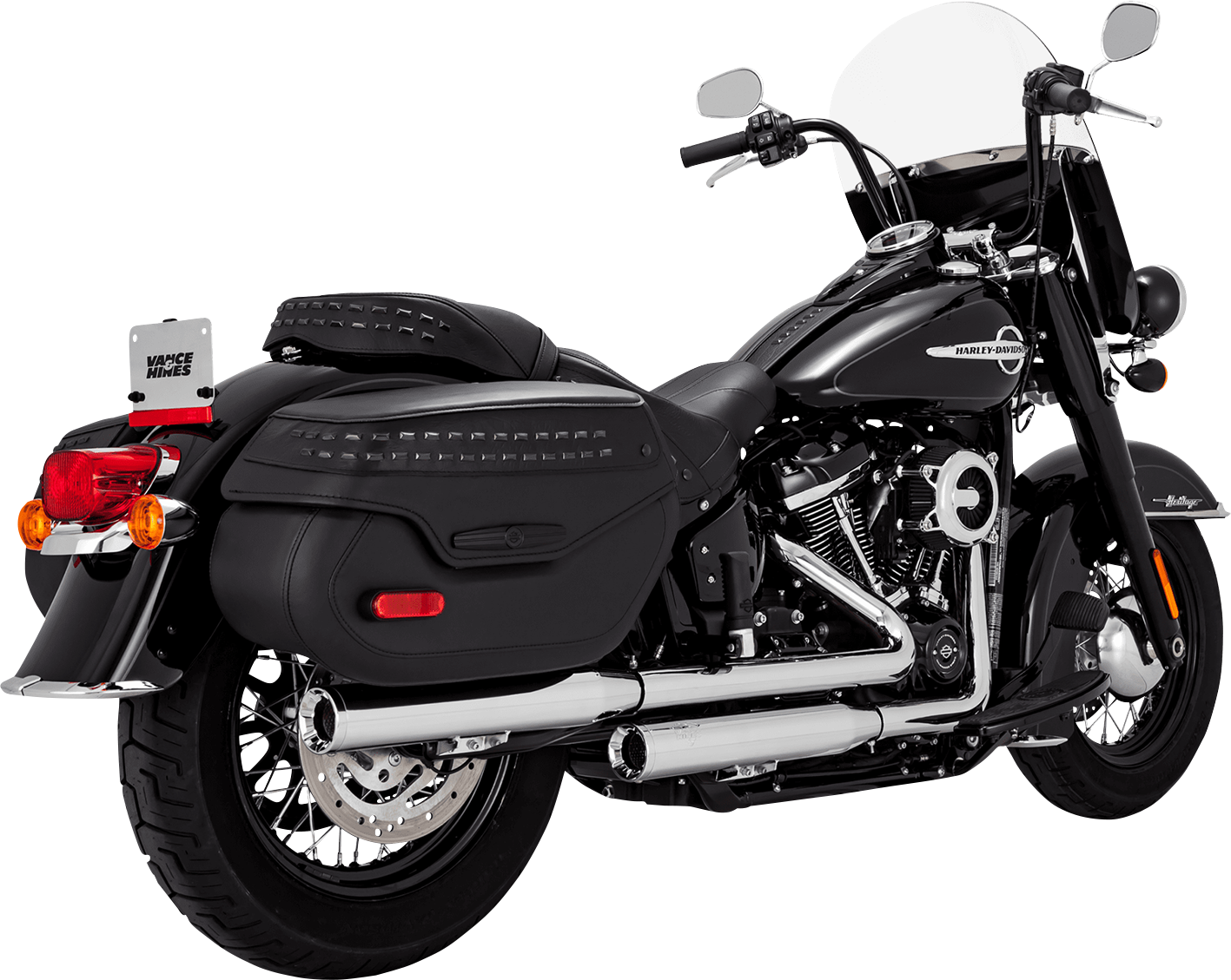 Vance & Hines Eliminator 300 Slip-On Mufflers with PCX Technology - Chrome (Part No. 16316)