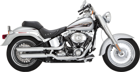 Vance & Hines 16343 3-Inch Twin Slash Slip-On Muffler with Chrome Finish