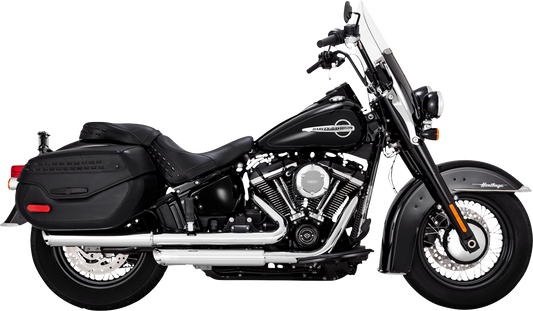 Vance & Hines 3-Inch Twin Slash Slip-On Muffler Chrome Part 16379