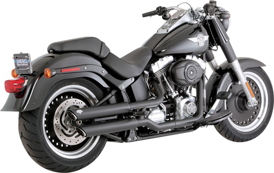 Vance & Hines 3-Inch Twin Slash Slip-On Mufflers with PCX Technology - Black, Part #46343