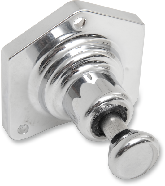 TERRY COMPONENTS Chrome Solenoid End Cover with Starter Button - Part 550003