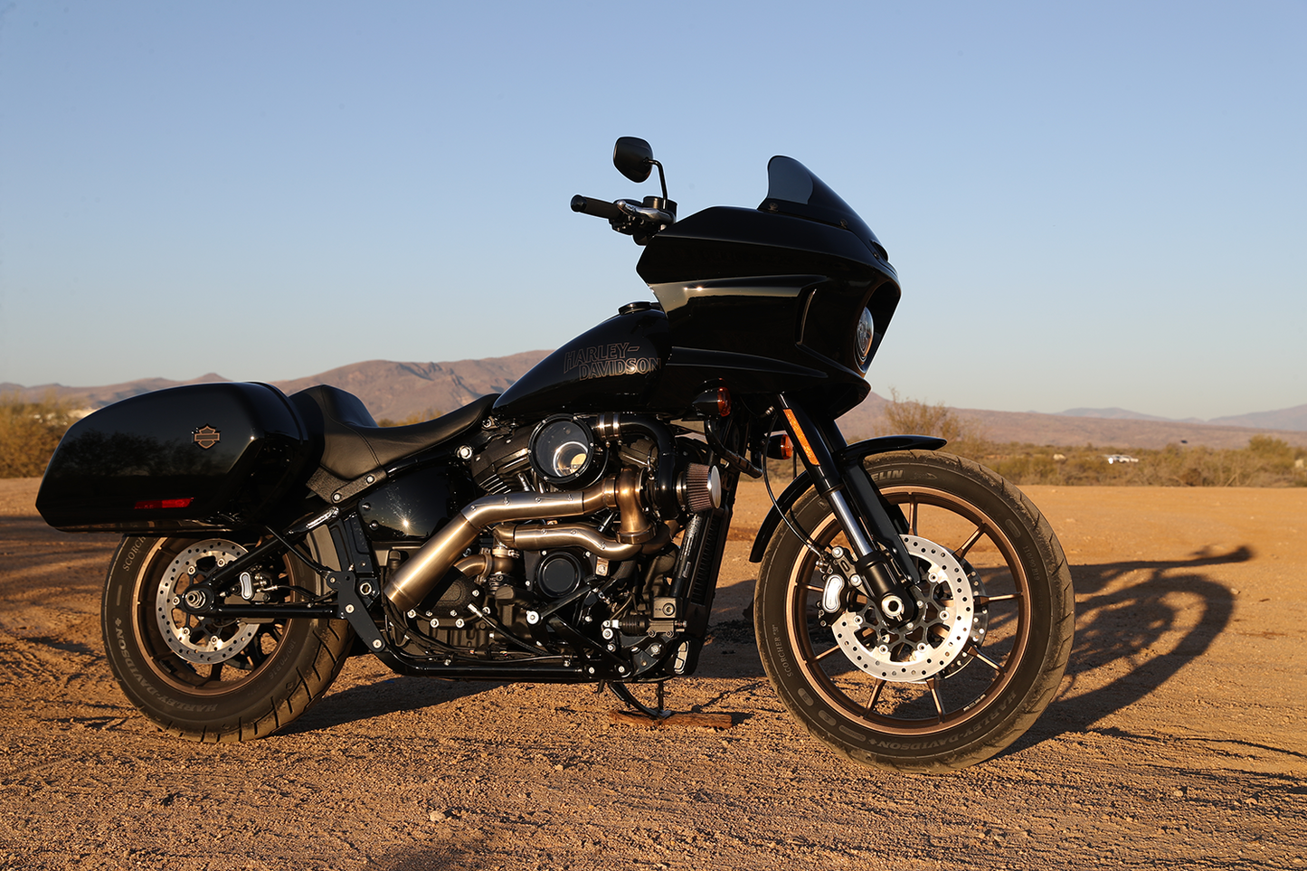 TRASK Tornado Turbo Performance Kit - Black with Brushed Stainless Steel Exhaust - M8 TM-7600