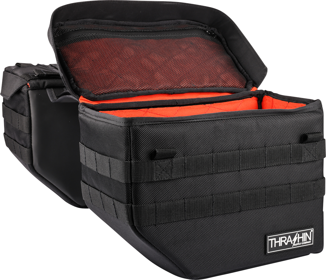 THRASHIN SUPPLY CO. Expedition Saddlebags - Black TSB-0008