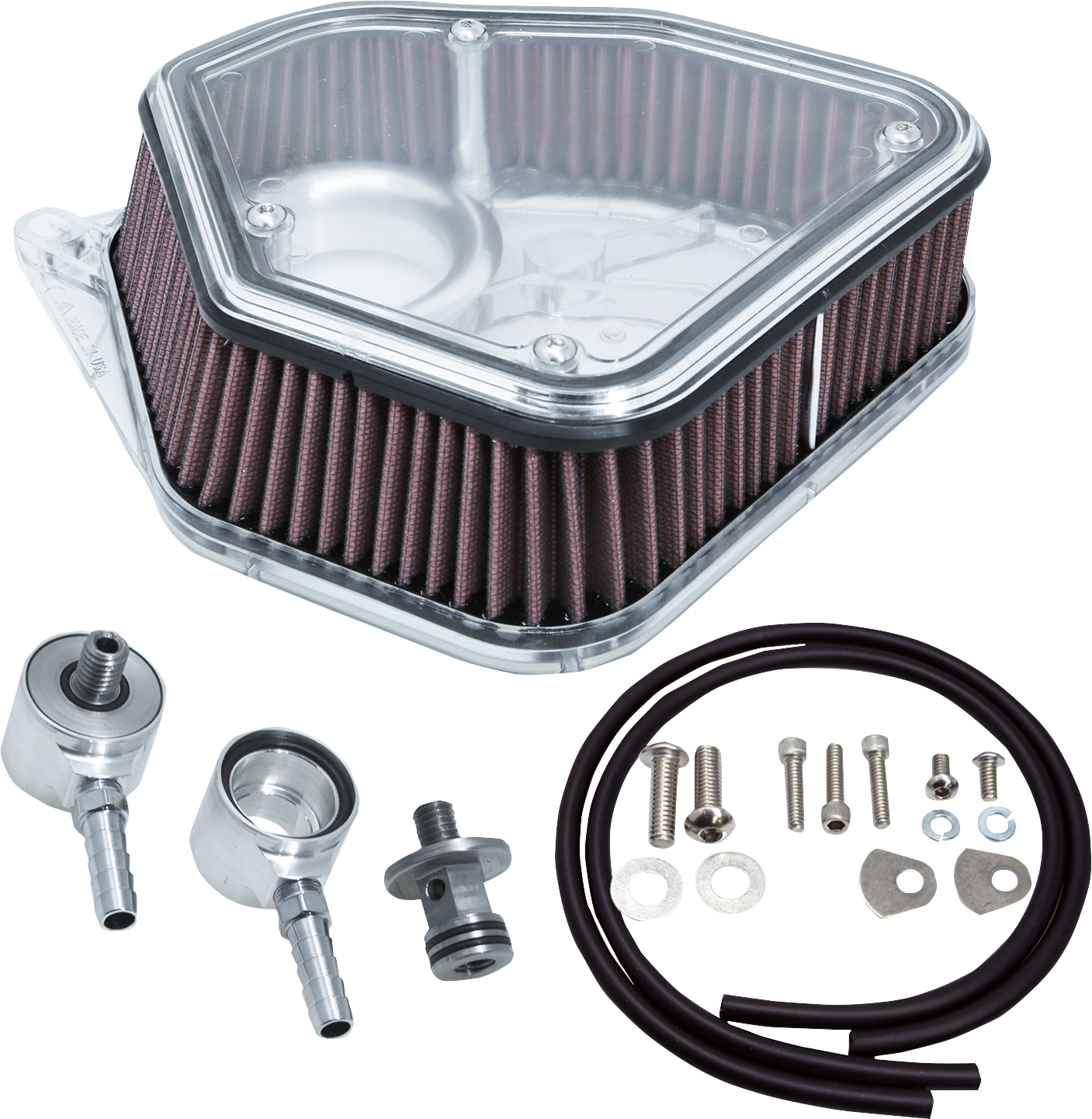 ALLOY ART Boom Box Air Cleaner Kit - Clear Cover 1.8M8P