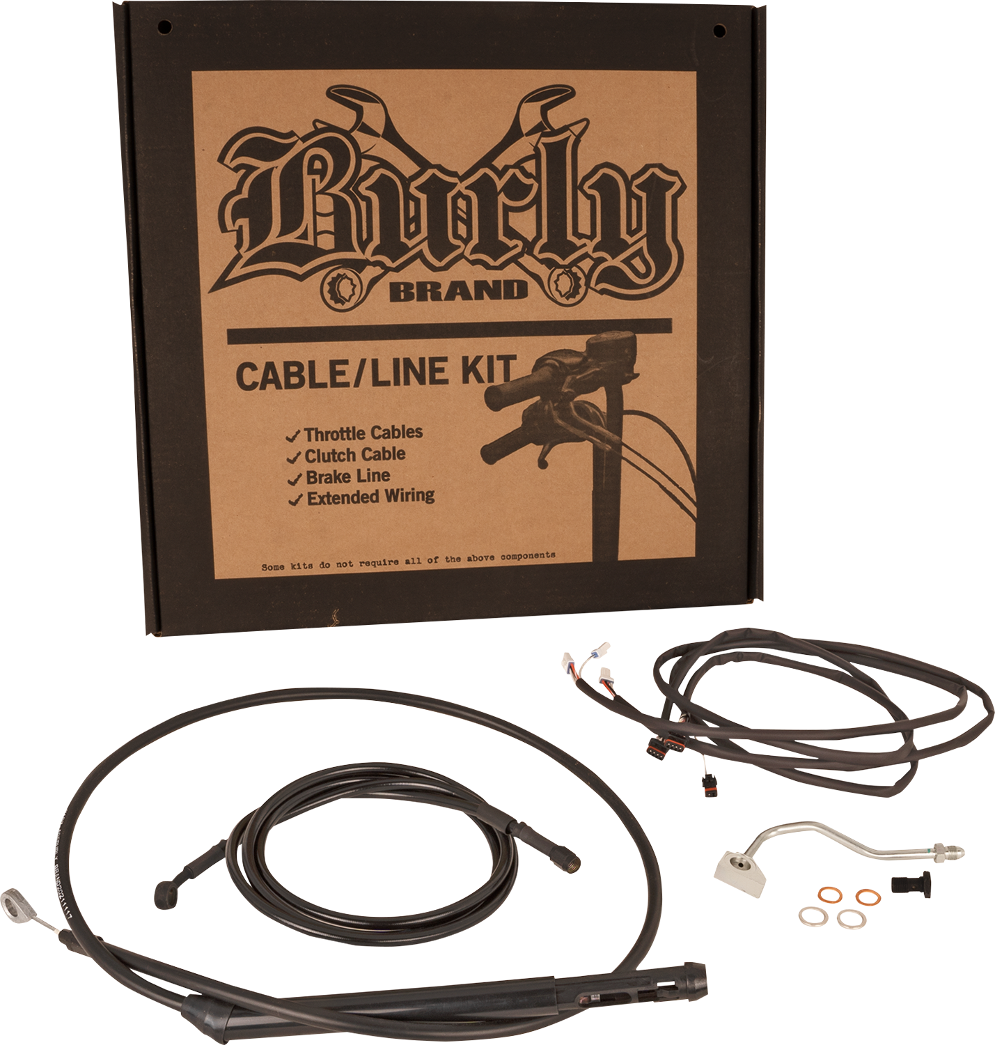 BURLY BRAND Touring Model Control Kit - Bagger - 15" - Black B30-1315