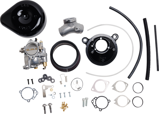 S&S CYCLE Super E Carburetor with Stealth Air Cleaner Kit for Evolution Big Twin - Part 110-0146