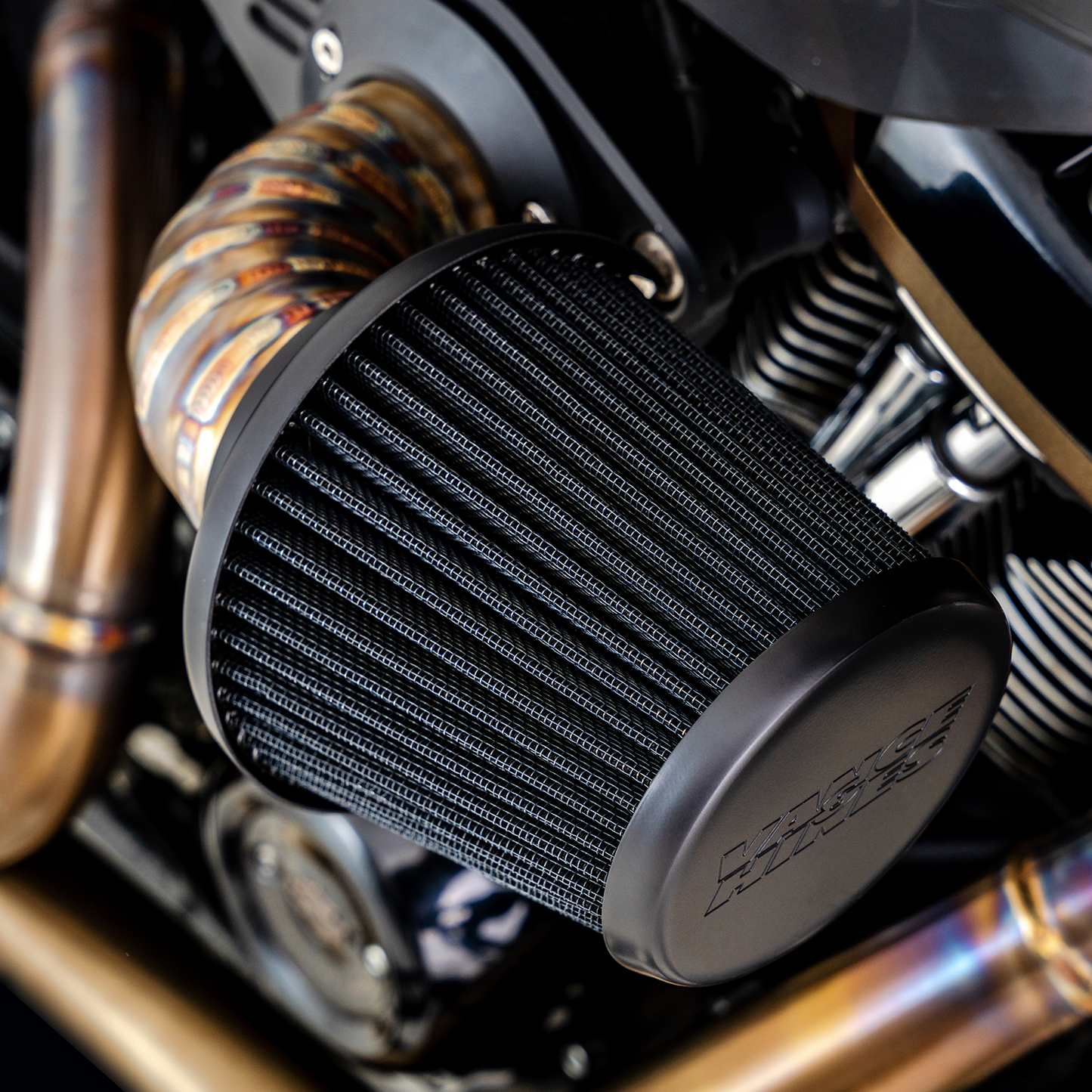Vance & Hines VO2 Falcon Air Intake Kit - Stainless Steel Part 71049