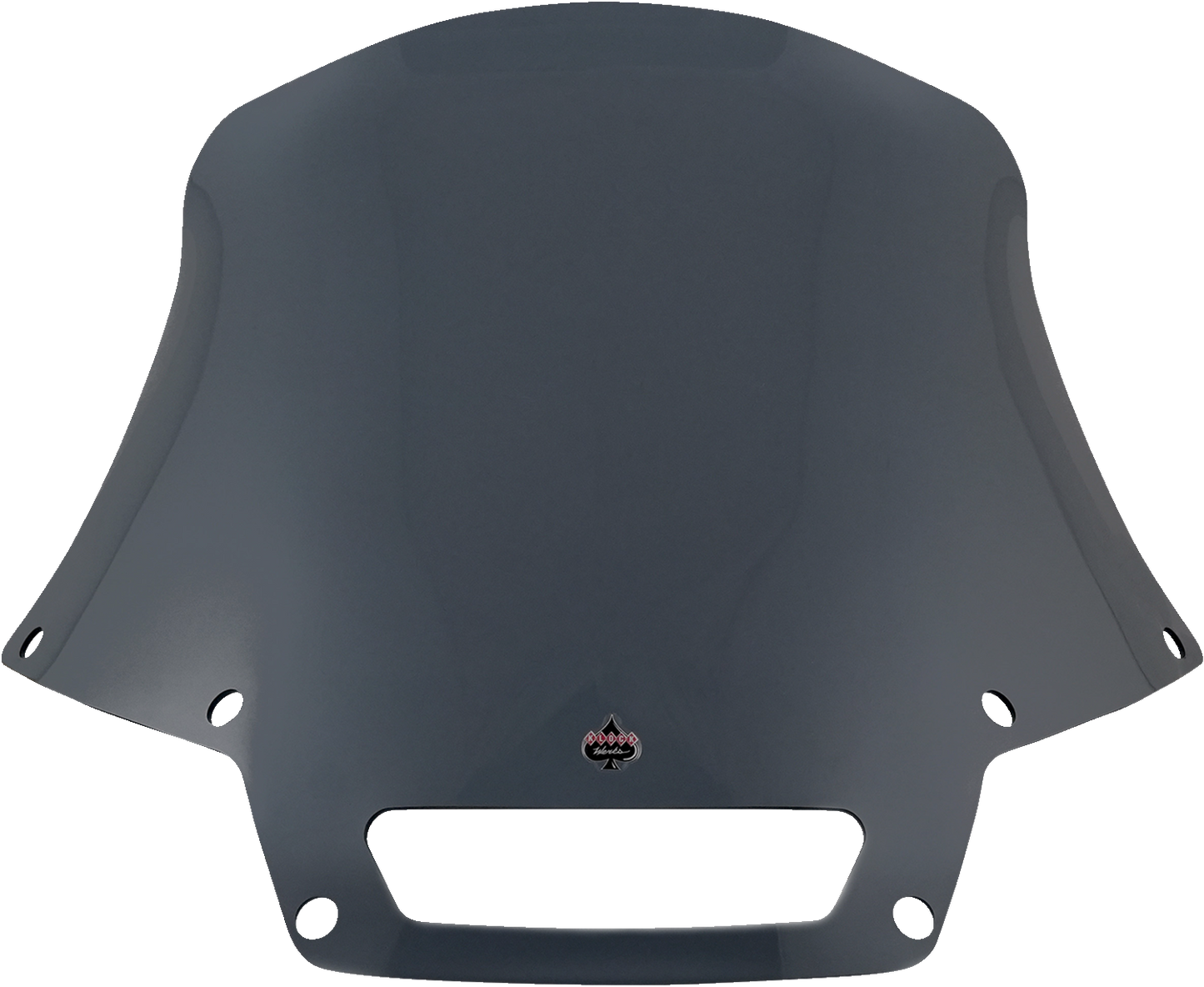 KLOCK WERKS Flare™ Windshield - 10" - Dark Smoke - FXLRST KWW-02-0611-DS
