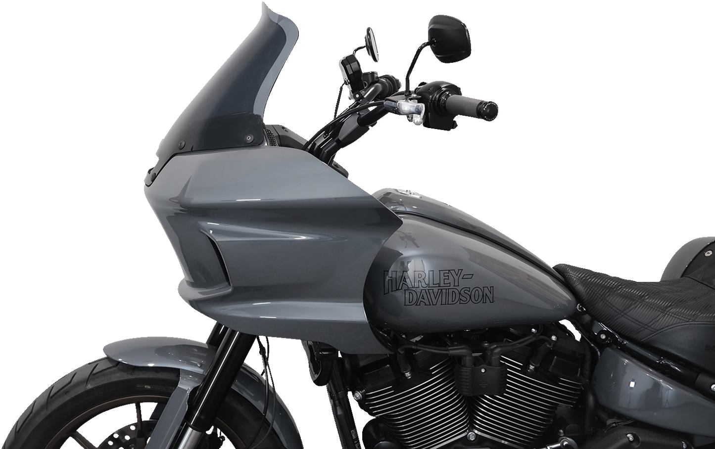 KLOCK WERKS Flare™ Windshield - 10" - Dark Smoke - FXLRST KWW-02-0611-DS