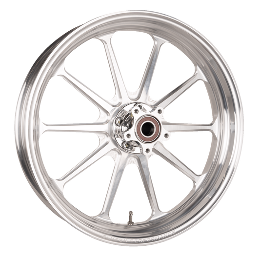 SLYFOX Track Pro Front Wheel with Dual Disc Setup and Machined Finish - 19x3 for 2020-2023 Models