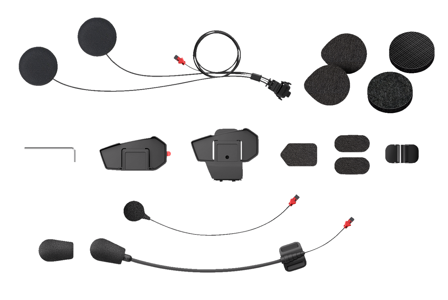 SENA Helmet Clamp Kit for Spider ST1 Mesh Intercom - Part Number SPIDER-ST1-A01