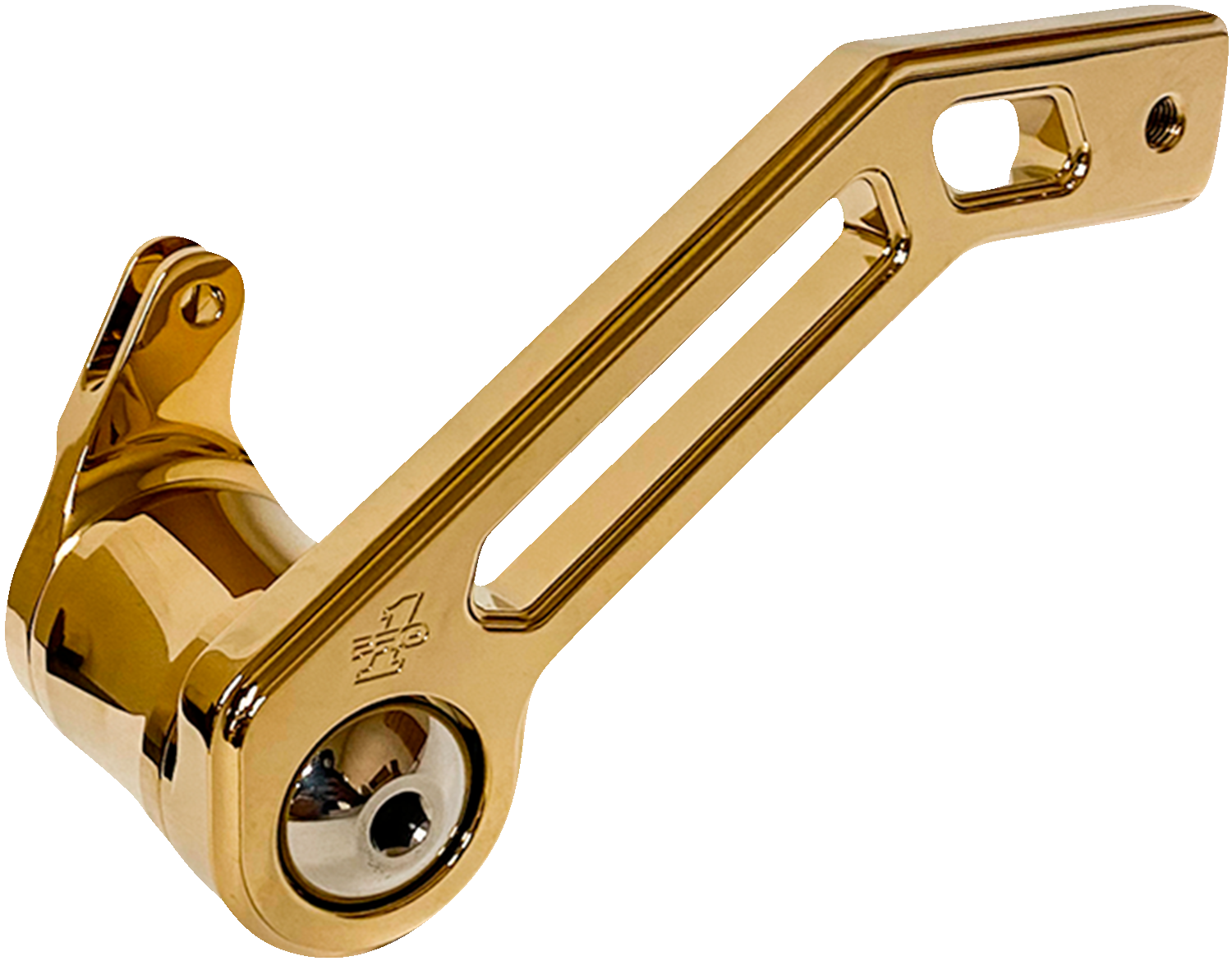 PRO-ONE PERF.MFG. Touring T-Rex Shorty Brake Arm - Gold - '14-'22 FL 500773TIN