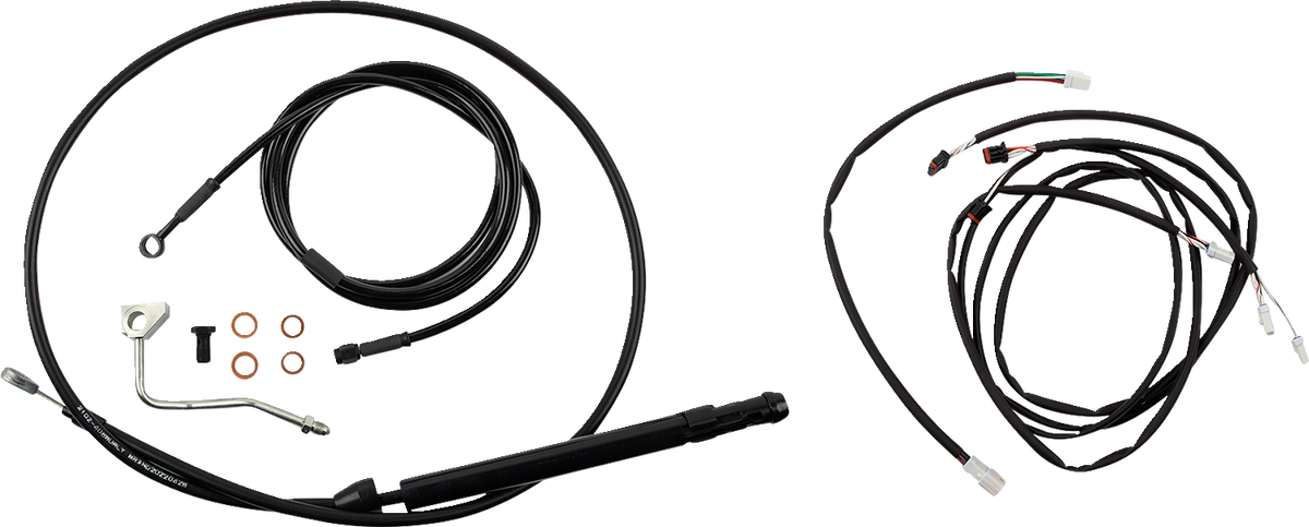 BURLY BRAND Touring Model Control Kit - Gorilla Ape Hanger - 18" - Black B30-1310