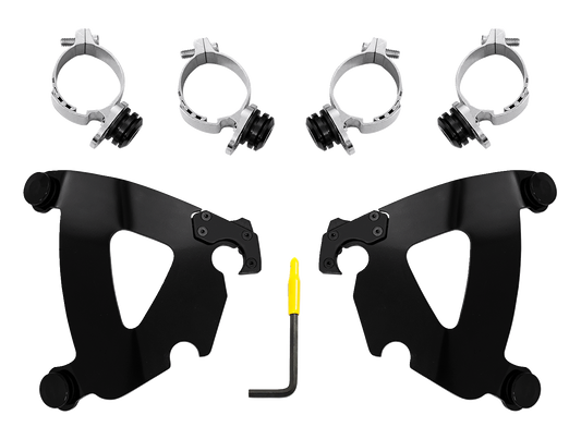 MEMPHIS SHADES Road Warrior Mounting Kit - Black - Chief MEB2076