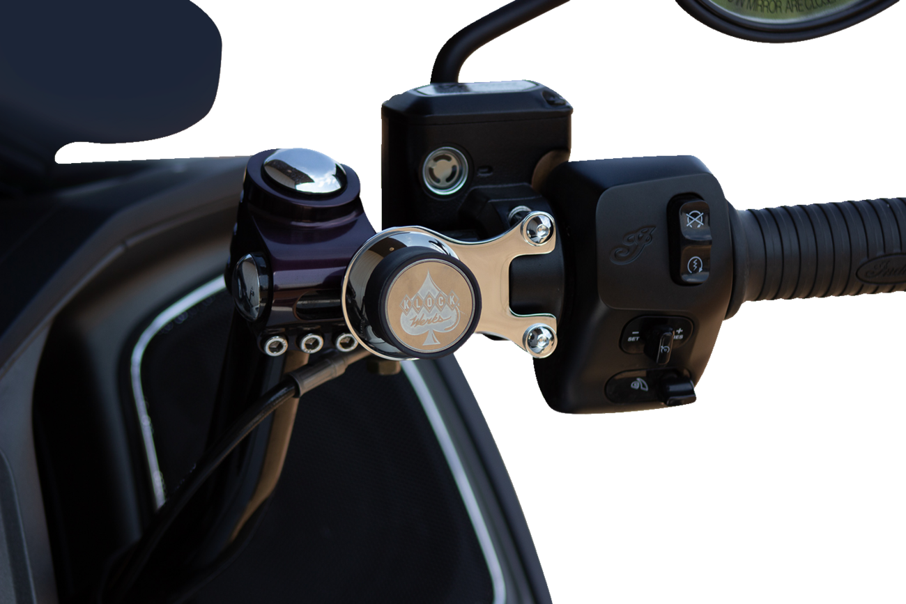 KLOCK WERKS iOmount™ for Indian - Ambidextrous Mount - Chrome - Challenger/Pursuit KWD-04-0609-C
