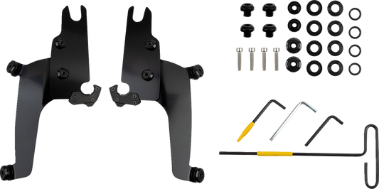 MEMPHIS SHADES Sportshield Mounting Kit - Black - Chief Bobber MEB2070