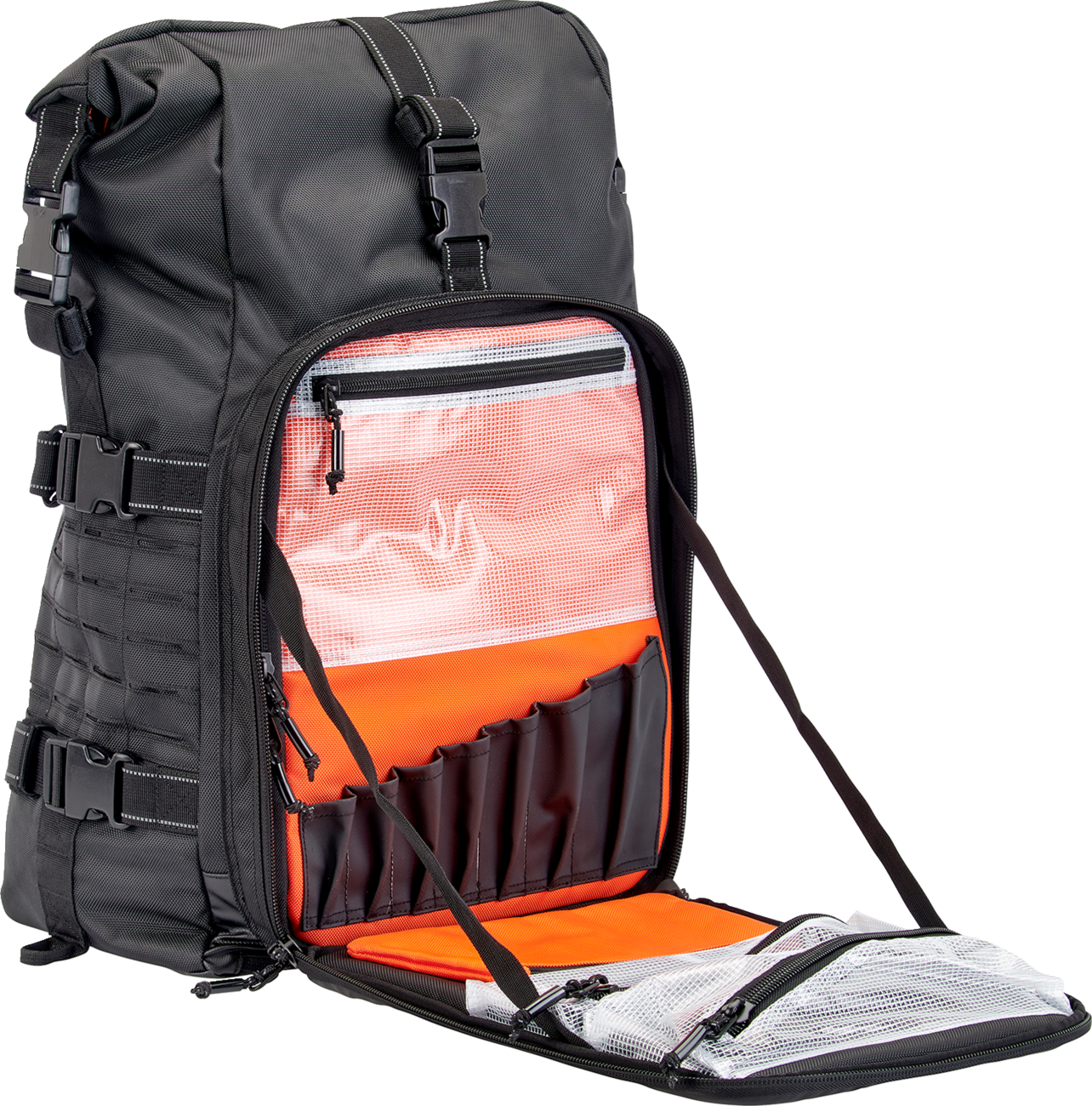 BILTWELL EXFIL-80 Motorcycle Bag - Gen 2 - Black 3014-01