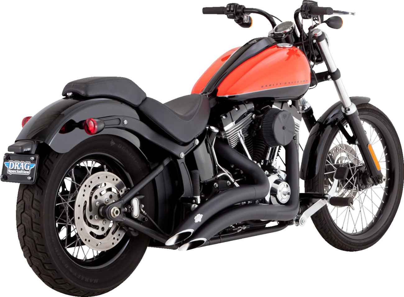 Vance & Hines 46079 Big Radius 2-into-2 Exhaust System - Matte Black